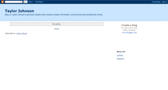 Desktop Screenshot of blog.taylortjohnson.com
