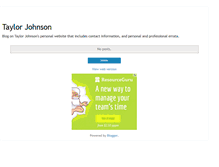 Tablet Screenshot of blog.taylortjohnson.com